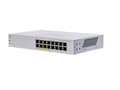 Miniatyrbild 4 av 5: Cisco Business 110 Series 110-16PP - Switch - ohanterad - 8 x 10/100/1000 (PoE) + 8 x 10/100/1000 - rackmonterbar, skrivbordsmodell, väggmonterbar -