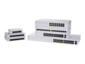 Miniatyrbild 2 av 5: Cisco Business 110 Series 110-16T - Switch - ohanterad - 16 x 10/100/1000 - rackmonterbar, skrivbordsmodell, väggmonterbar