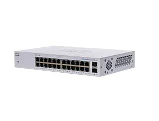 Cisco CBS110, Hallitsematon, L2, Gigabit Ethernet (10/100/1000), Täysin kaksipuolinen, Telineasennus, 1U