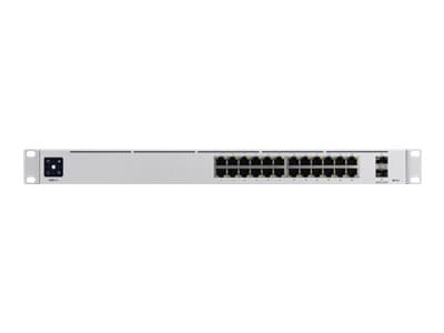 Ubiquiti UniFi Switch USW-Pro-24 - Switch - L3 - Styrt - 24 x 10/100/1000 + 2 x 10 Gigabit SFP+ (opplenke) - rackmonterbar, stasjonær