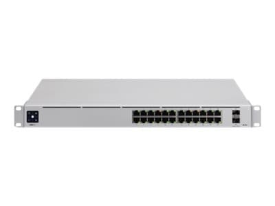 Ubiquiti UniFi Switch USW-Pro-24 - Switch - L3 - Styrt - 24 x 10/100/1000 + 2 x 10 Gigabit SFP+ (opplenke) - rackmonterbar, stasjonær