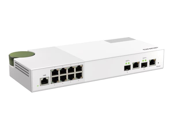 QNAP QSW-M2108-2C, Hallittu, L2, 2.5G Ethernet (100/1000/2500), Täysin kaksipuolinen