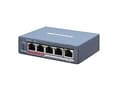 Miniatyrbild 4 av 5: Hikvision Pro Series DS-3E1105P-EI - Switch - 4 x 10/100 (PoE+) + 1 x 10/100 (upplänk) - skrivbordsmodell - PoE+ (60 W)