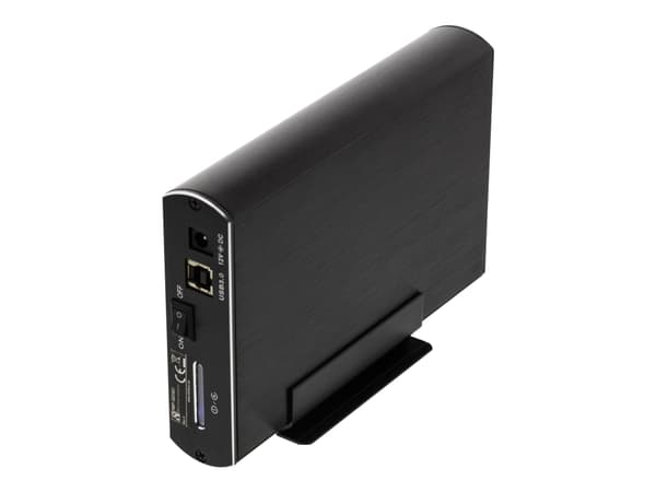 DELTACO MAP-GD34U3 - Lagringspakke - 3,5" - SATA 6Gb/s - USB 3.0 - svart