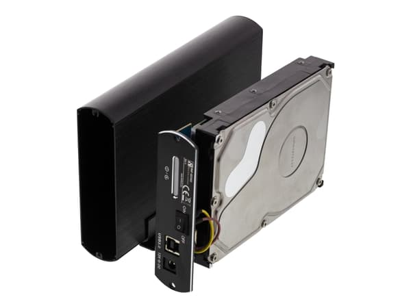 DELTACO MAP-GD34U3 - Lagringspakke - 3,5" - SATA 6Gb/s - USB 3.0 - svart