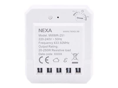 Nexa MWMR-251 - Dimmer - trådlös - 433.92 MHz