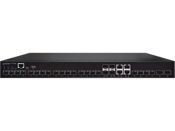 LANCOM XS-6128QF - Kytkin - L3 - Hallittu - 16 x 10 Gigabit SFP+ + 4 x yhdistelmä 10 Gigabit SFP+/RJ-45 + 4 x yhdistelmä 25 Gigabit SFP28 (uplink) +