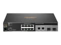 Miniatyrbild 3 av 5: HPE Aruba 2530-8G - Switch - Administrerad - 8 x 10/100/1000 + 2 x kombinations-Gigabit SFP - skrivbordsmodell, rackmonterbar, väggmonterbar