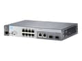 Miniatyrbild 1 av 5: HPE Aruba 2530-8G - Switch - Administrerad - 8 x 10/100/1000 + 2 x kombinations-Gigabit SFP - skrivbordsmodell, rackmonterbar, väggmonterbar