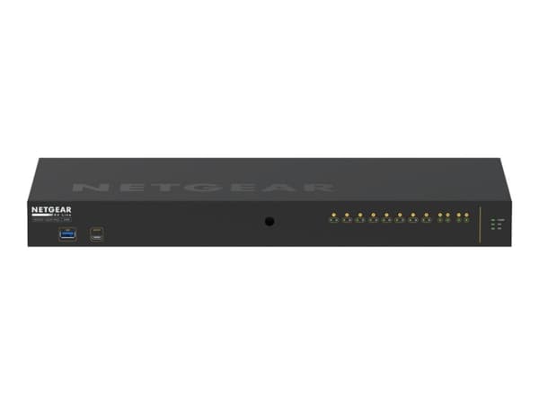 NETGEAR AV Line M4250-10G2F-PoE+ - Kytkin - L3 - Hallittu - 10 x 10/100/1000 (8 PoE+) + 2 x Gigabit SFP - ilmavirta vierekkäin - asennettavissa telin