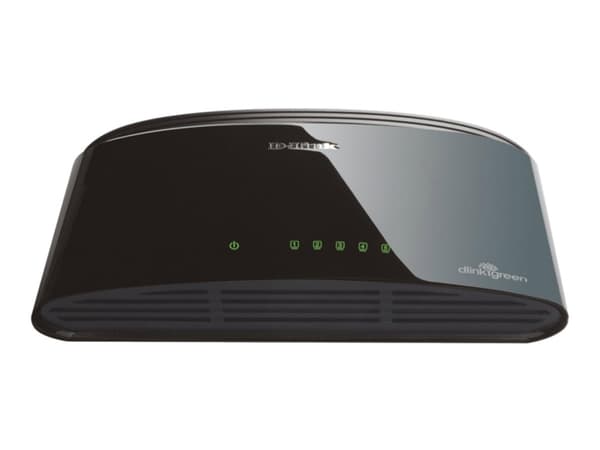 D-Link DES 1005D - Switch - ikke-styrt - 5 x 10/100 - stasjonær