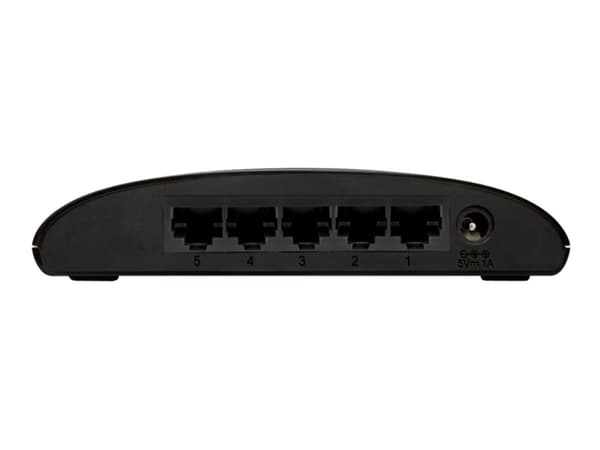 D-Link DES 1005D - Switch - ikke-styrt - 5 x 10/100 - stasjonær