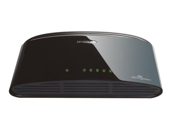 D-Link DES 1005D - Switch - ikke-styrt - 5 x 10/100 - stasjonær