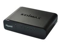 Edimax ES-5500G V3 - Switch - ikke-styrt - 5 x 10/100/1000 - stasjonær Sort