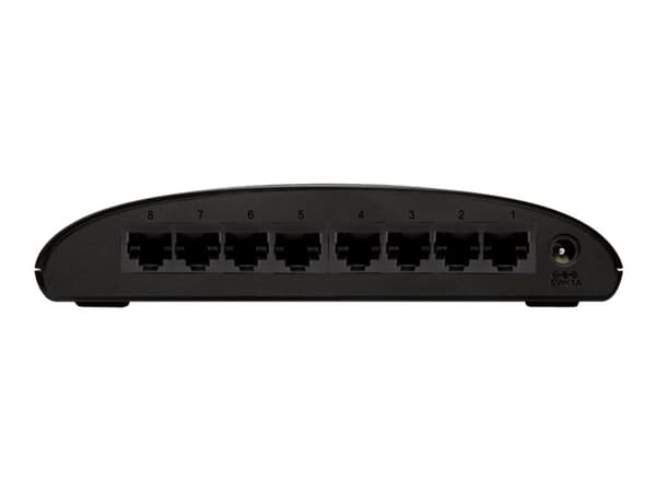 D-Link DES 1008D - Switch - ohanterad - 8 x 10/100 - skrivbordsmodell