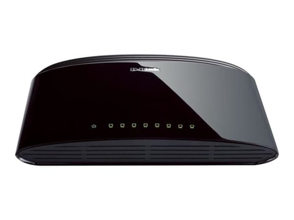 D-Link DES 1008D - Switch - ohanterad - 8 x 10/100 - skrivbordsmodell