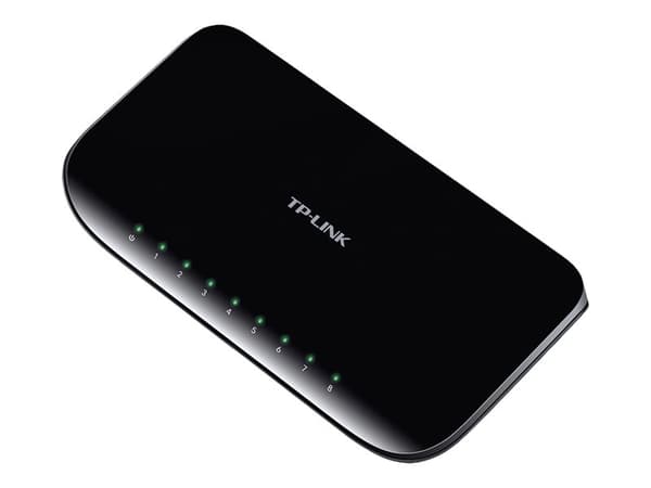 TP-Link TL-SG1008D V6 - Switch - 8 x 10/100/1000 - skrivbordsmodell
