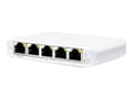 Miniatyrbild 1 av 5: Ubiquiti UniFi Switch USW Flex Mini - Switch - smart - 4 x 10/100/1000 + 1 x 10/100/1000 (PoE+) - skrivbordsmodell - PoE+ (paket om 5)