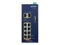 Pikkukuva 2 / 5: PLANET IP30 Ind 8-P 10/100/1000T, Hallitsematon, Gigabit Ethernet (10/100/1000), Täysin kaksipuolinen, Power over Ethernet -tuki, Seinäkiinnitteinen