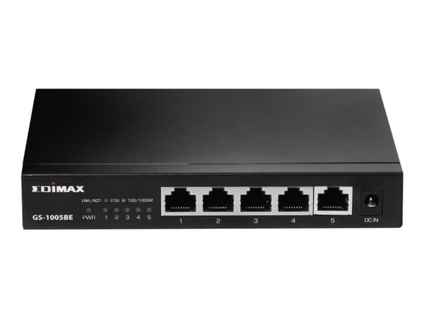 Edimax GS-1005BE - Switch - ohanterad - 5 x 100/1000/2.5G - skrivbordsmodell