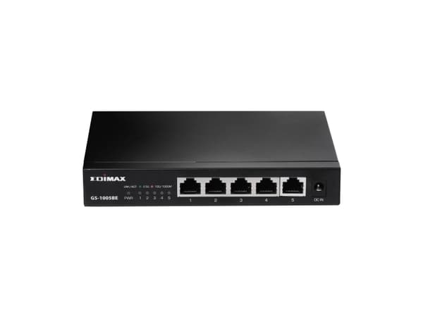 Edimax GS-1005BE - Switch - ohanterad - 5 x 100/1000/2.5G - skrivbordsmodell