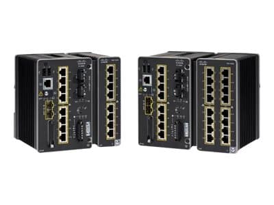 Cisco Catalyst IE3400 Rugged Series - Network Essentials - switch - Administrerad - 8 x 10/100/1000 + 2 x Gigabit SFP - DIN-skenmonterbar - DC power