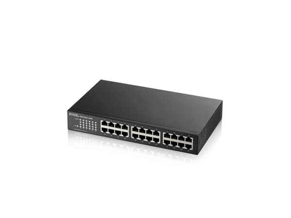 Zyxel GS-1100-24E - Switch - ohanterad - 24 x 10/100/1000 - rackmonterbar, väggmonterbar