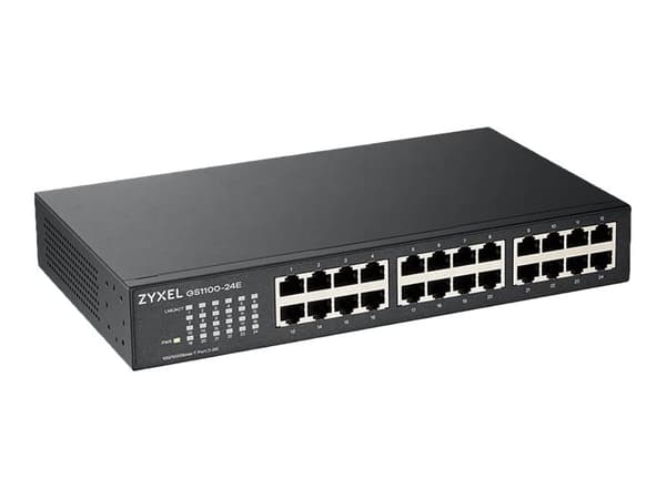 Zyxel GS-1100-24E - Switch - ohanterad - 24 x 10/100/1000 - rackmonterbar, väggmonterbar