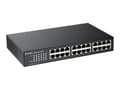 Miniatyrbild 1 av 5: Zyxel GS-1100-24E - Switch - ohanterad - 24 x 10/100/1000 - rackmonterbar, väggmonterbar