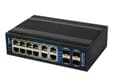 Miniatyrbild 2 av 5: ALLNET ALL-SGI8016PM, hanterad, L2+/L3, Gigabit Ethernet (10/100/1000), Full duplex, Strömförsörjning via Ethernet (PoE) stöd, Monteringsbar på vägge