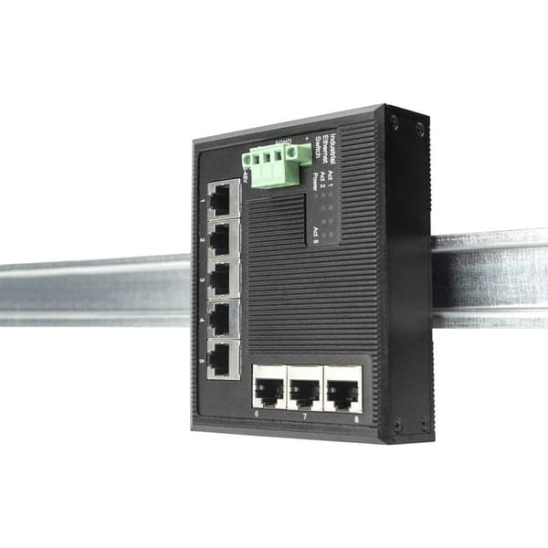 Digitus DN-651127 Industrial Ethernet Switch 8 Port 10 / 100 / 1000 MBit/s