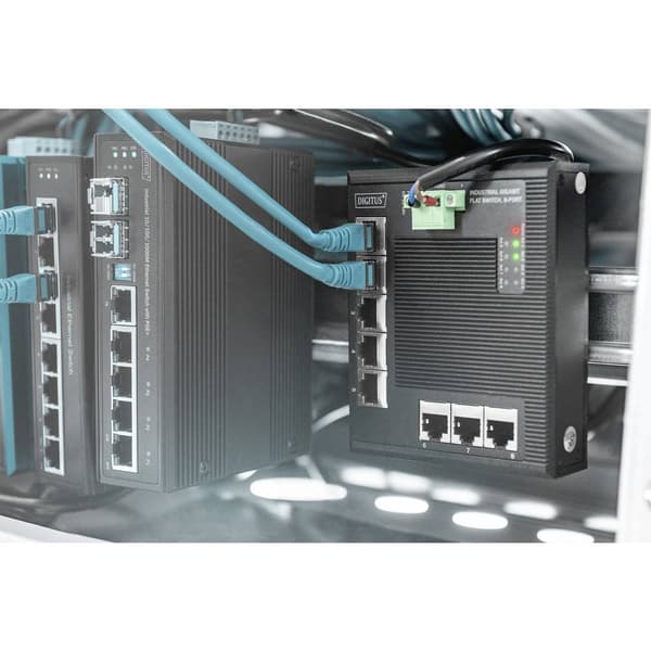 Digitus DN-651127 Industrial Ethernet Switch 8 Port 10 / 100 / 1000 MBit/s