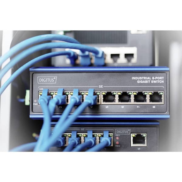 Digitus DN-651119 Industrial Ethernet Switch 8 Port 10 / 100 / 1000 MBit/s