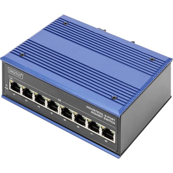 Digitus DN-651119 Industrial Ethernet Switch 8 Port 10 / 100 / 1000 MBit/s