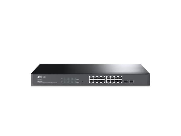 TP-Link TL-SG2218, Managed, L2/L2+, Gigabit Ethernet (10/100/1000), monterad på stativ
