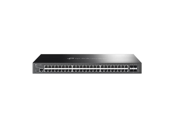 TP-Link JetStream T2600G-52TS - Switch - Administrerad - 48 x 10/100/1000 + 4 x Gigabit SFP - rackmonterbar