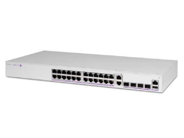 Alcatel-Lucent OmniSwitch 6360-24 - Switch - L3 - Styrt - 24 x 10/100/1000 + 2 x kombo for Gigabit Ethernet/Gigabit SFP + 2 x 10 Gigabit SFP+ (opplen