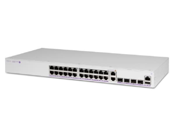 Alcatel-Lucent OmniSwitch 6360-P24 - Switch - L3 - Administrerad - 24 x 10/100/1000 (PoE+) + 2 x 10/100/1000 + 2 x 10 Gigabit SFP+ (upplänk) - rackmo
