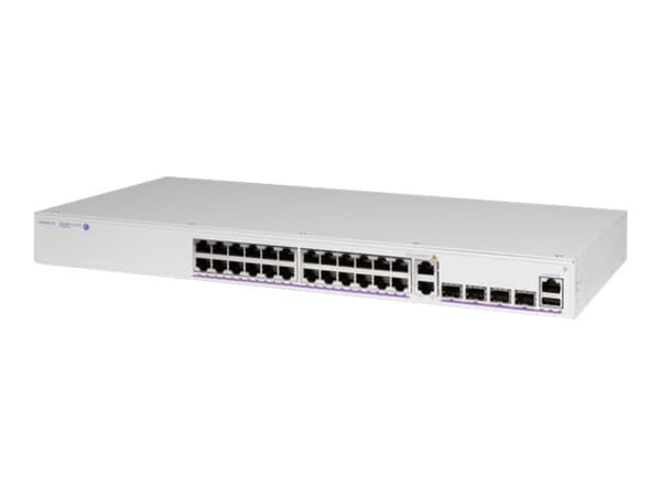 Alcatel-Lucent OmniSwitch 6360-P24 - Switch - L3 - Administrerad - 24 x 10/100/1000 (PoE+) + 2 x 10/100/1000 + 2 x 10 Gigabit SFP+ (upplänk) - rackmo