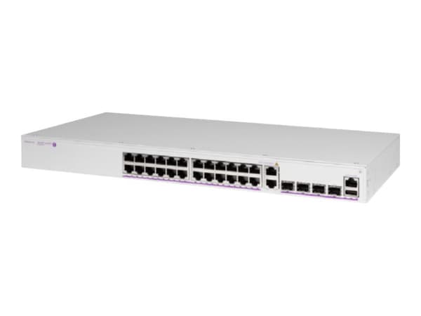 Alcatel-Lucent OmniSwitch 6360-P24X - Switch - L3 - managed - 24 x 10/100/1000 (PoE+) + 2 x combo 10 Gigabit SFP+/RJ-45 + 2 x 10 Gigabit SFP+ (Uplink
