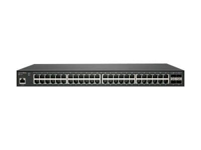 SonicWall Switch SWS14-48 - Switch - Styrt - 48 x 10/100/1000 + 4 x 10 Gigabit SFP+ - rackmonterbar - med 3-års 247-støtte