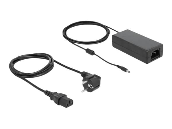 Delock - Switch - ikke-styrt - 4 x 10/100/1000 (PoE+) + 1 x 10/100/1000 (opplink) - stasjonær - PoE+ (60 W)