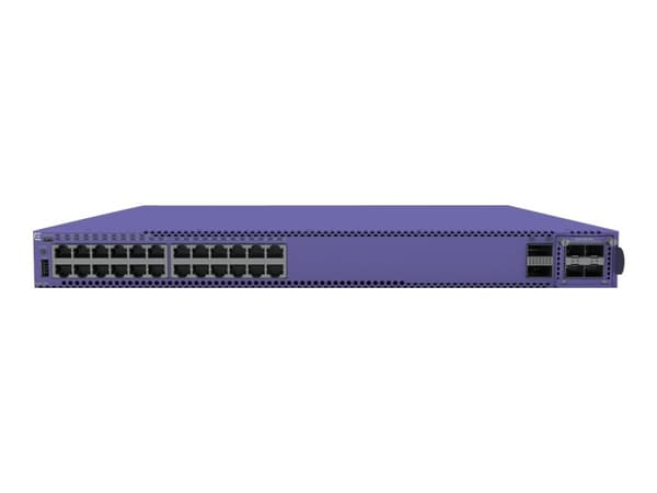 Extreme Networks ExtremeSwitching 5520 series 5520-24T - Switch - Styrt - 24 x 10/100/1000 - rackmonterbar - med 1 års XIQ Pilot-abonnement Lilla