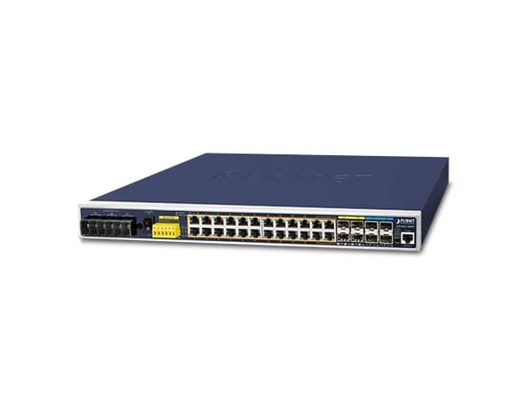 PLANET IGS-6325-24P4X, Håndtert, L3, Gigabit Ethernet (10/100/1000), Strøm over Ethernet (PoE), Rack-montering, 1U