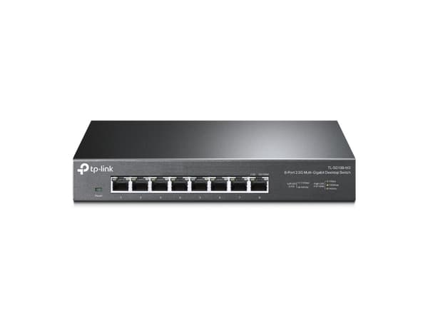 TP-Link TL-SG108-M2, Ohanterad, 2.5G Ethernet (100/1000/2500), Monteringsbar på väggen