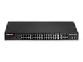 Miniatyrbild 5 av 5: Edimax Pro GS-5424PLC V2 - Switch - smart - 24 x 10/100/1000 (PoE+) + 4 x combo SFP - monterbar på stativ - PoE+ (400 W)