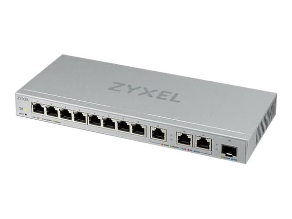 Zyxel XGS1250-12, Hallittu, 10G Ethernet (100/1000/10000), Täysin kaksipuolinen