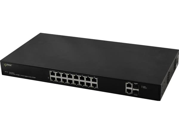 PULSAR SF116, Håndtert, Fast Ethernet (10/100), Strøm over Ethernet (PoE), Rack-montering, 1U