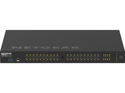 NETGEAR AV Line M4250-40G8F-PoE+ - Switch - L3 - Styrt - 40 x 10/100/1000 (PoE+) + 8 x 1000Base-X SFP - side til side-luftflyt - rackmonterbar - PoE+