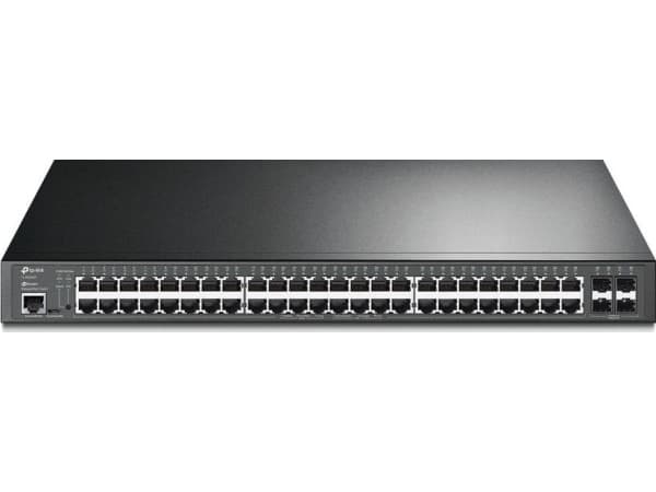 TP-Link Omada SG3452P, hanterad, L2/L3, Gigabit Ethernet (10/100/1000), Strömförsörjning via Ethernet (PoE) stöd, Rackmontering, 1U